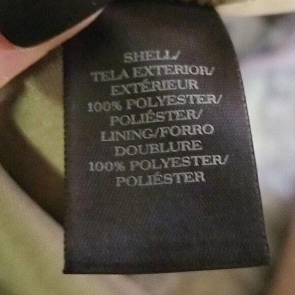 Ann Taylor Olive Green Shaded Palm Midi Dress - Picture 5 of 11